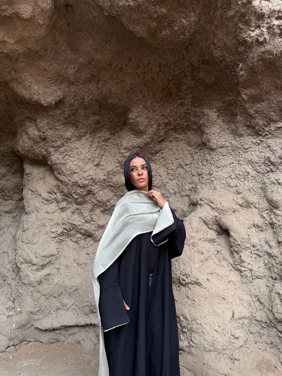 Kaftan Rawazlin with scarf