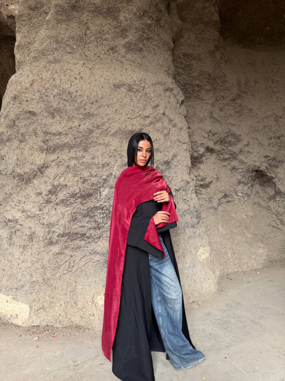 Kaftan Rawazlin with scarf