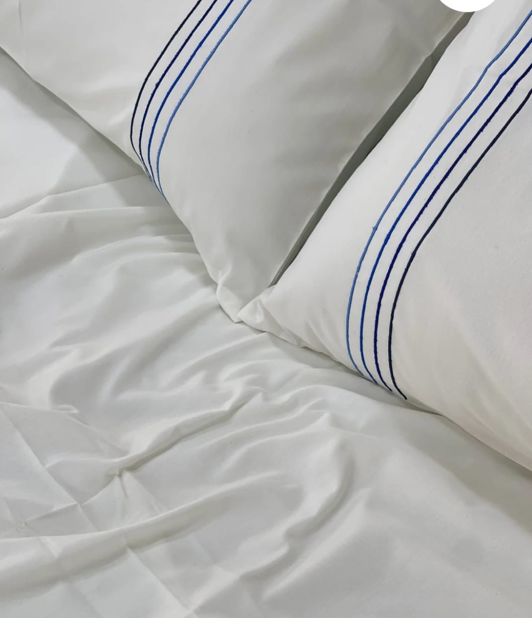 Embroidered bedsheet