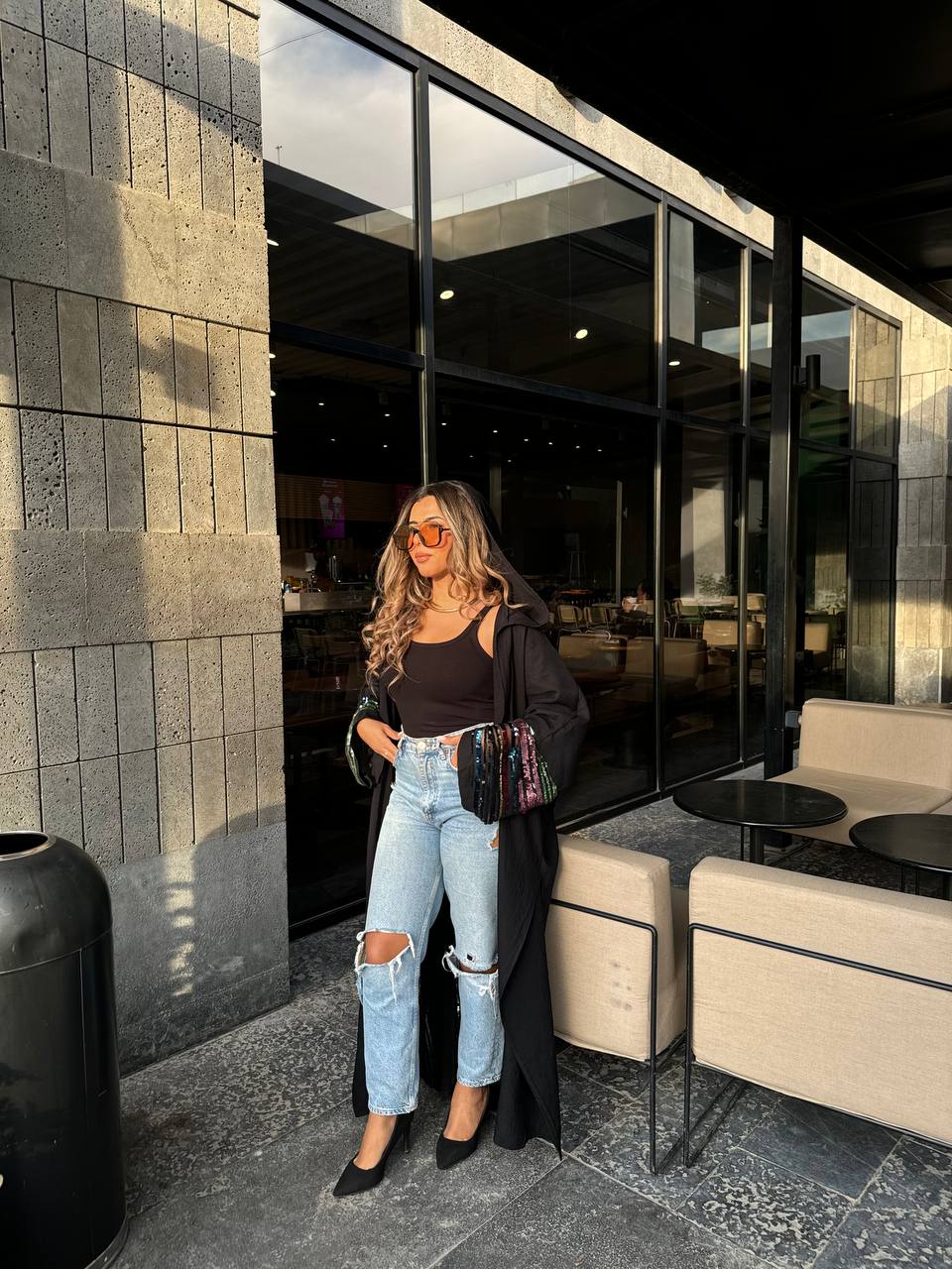 Stylish Kaftan with cheerful colours