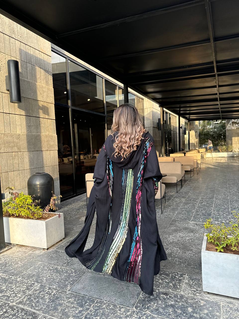 Stylish Kaftan with cheerful colours