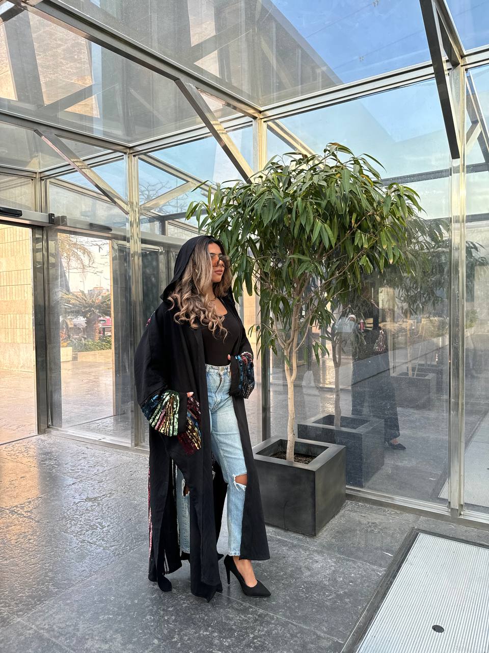 Stylish Kaftan with cheerful colours