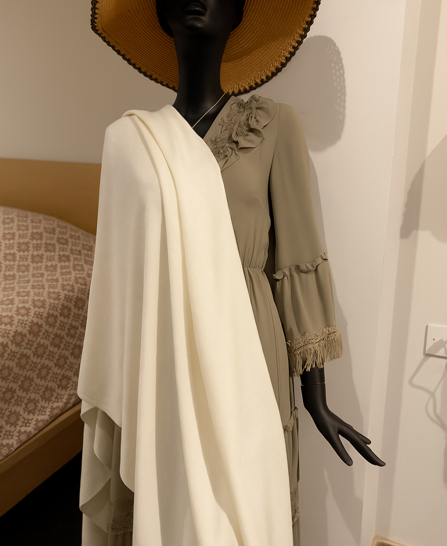 Handmade cotton shawl