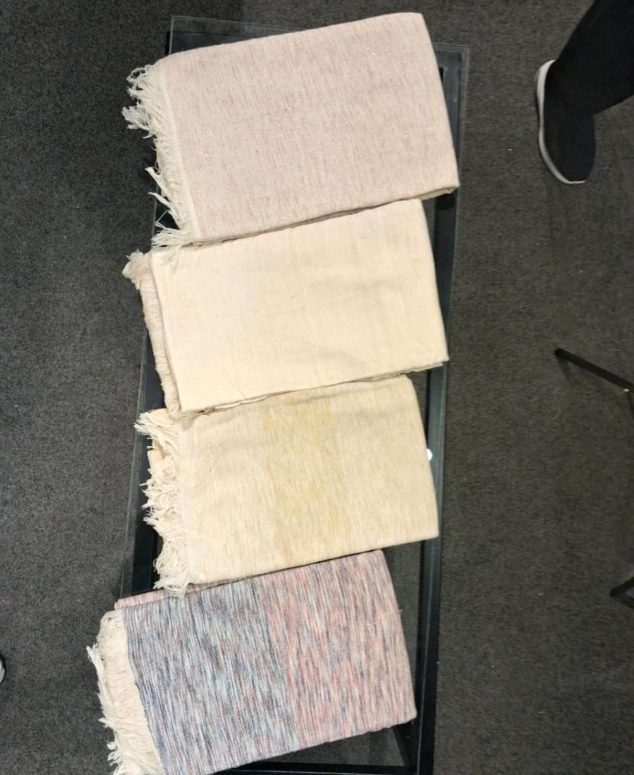 Handmade linen sofa cover