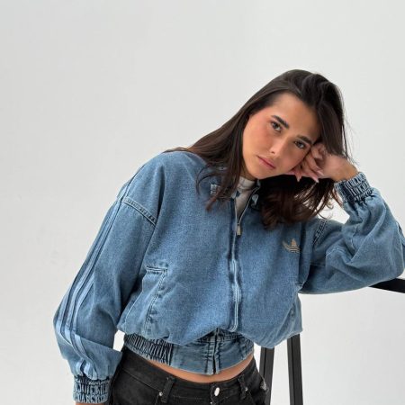 Three Striped Denim Jacket