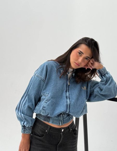 Three Striped Denim Jacket