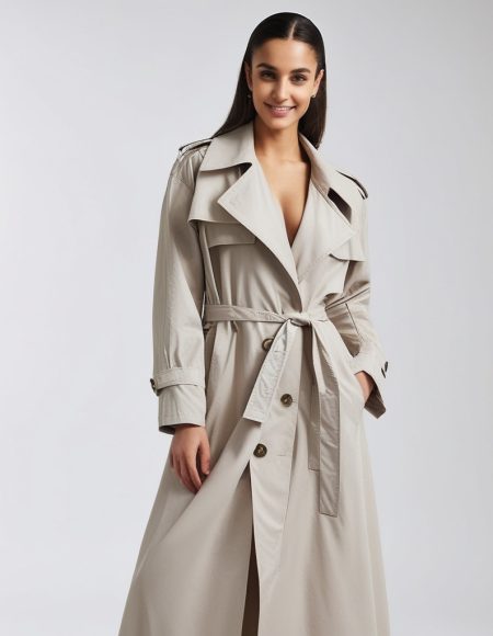 long sleeve coat beige
