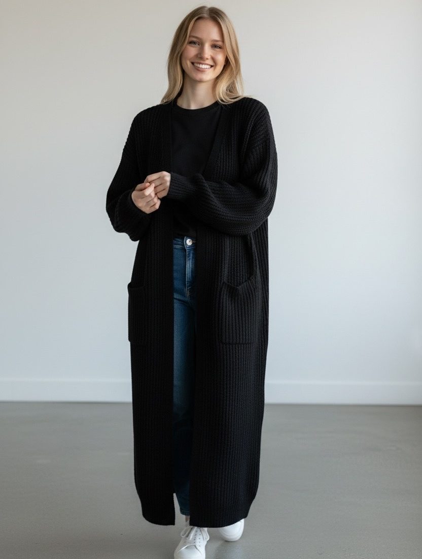 long sleeve long kardi